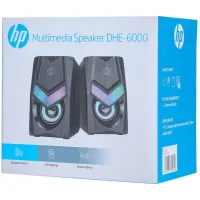 HP DHE-6000 RGB Wired Stereo Speakers