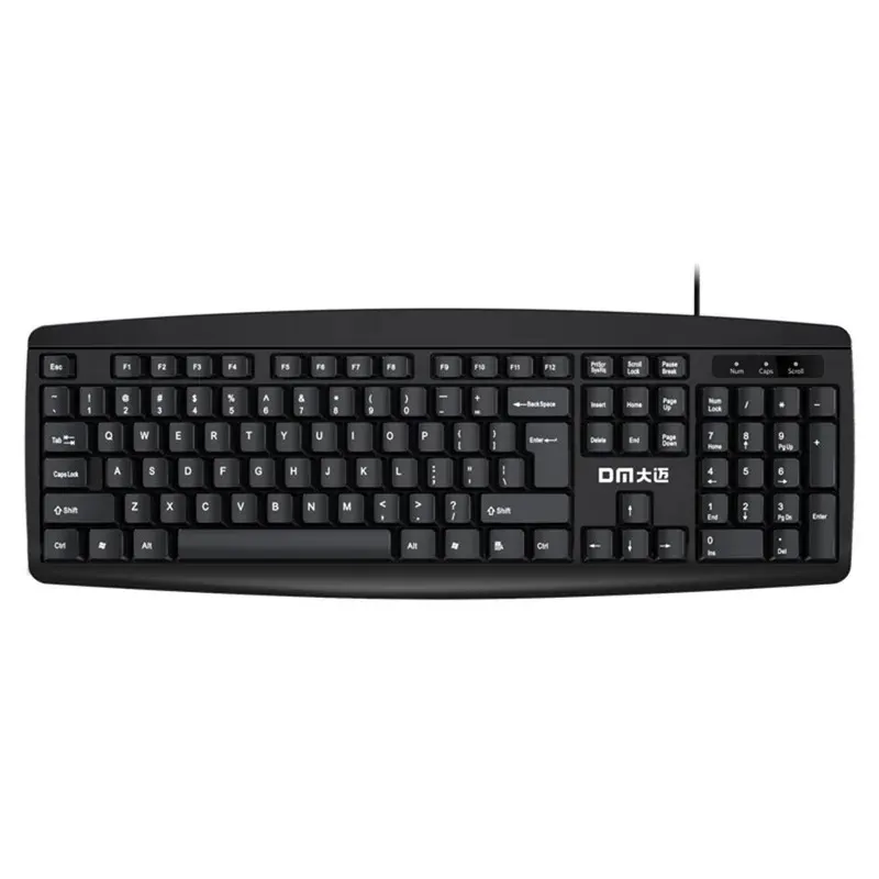 DM K10 Wired USB Keyboard