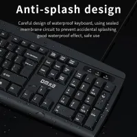 DM K10 Wired USB Keyboard
