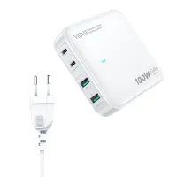 VIDVIE PLE247 100W GaN Desktop Charger with Cables and Stand