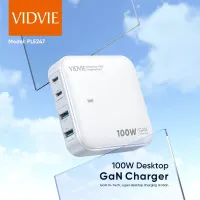 VIDVIE PLE247 100W GaN Desktop Charger with Cables and Stand