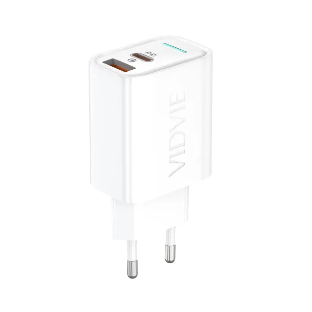 VIDVIE PLE269 Type-C + USB PD Fast Charger (30W)
