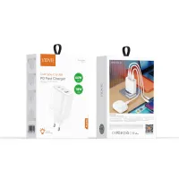 VIDVIE PLE266 66W Triple-Port PD Fast Charger (2 Type-C + USB)