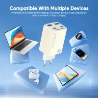 VIDVIE XL-PLE222 70W GaN Fast Charger (2 Type-C + 2 USB)