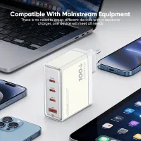 VIDVIE XL-PLE225 100W GaN Fast Charger (3 Type-C + USB)