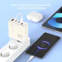 VIDVIE XL-PLE226 140W GaN Fast Charger (3 Type-C + USB)