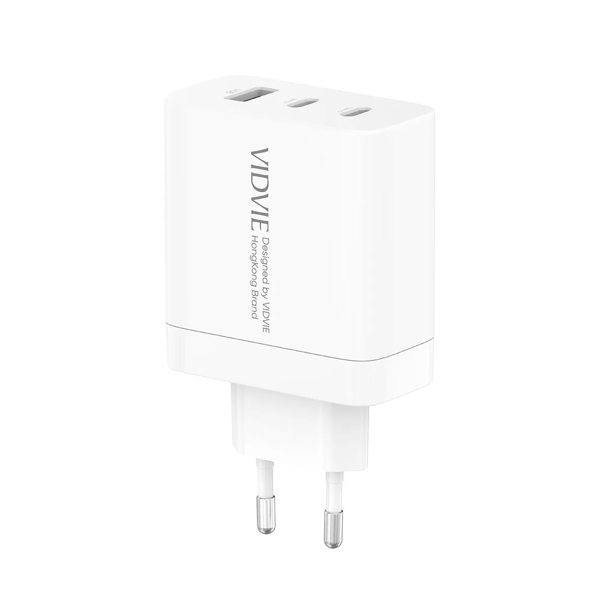 VIDVIE PLE262 65W GaN Charger (2 Type-C + USB) with 100W Cable