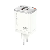 VIDVIE XL-PLE227 40W GaN Charger with Retractable Cable
