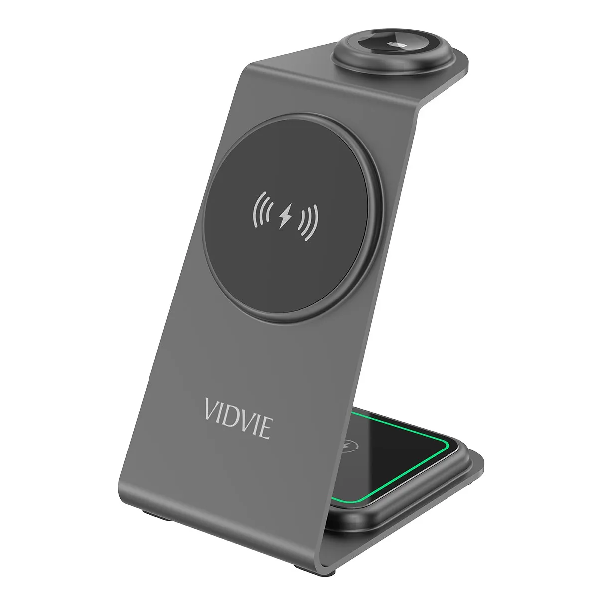 VIDVIE WLC1414 3-in-1 Magnetic Wireless Charging Station 15W