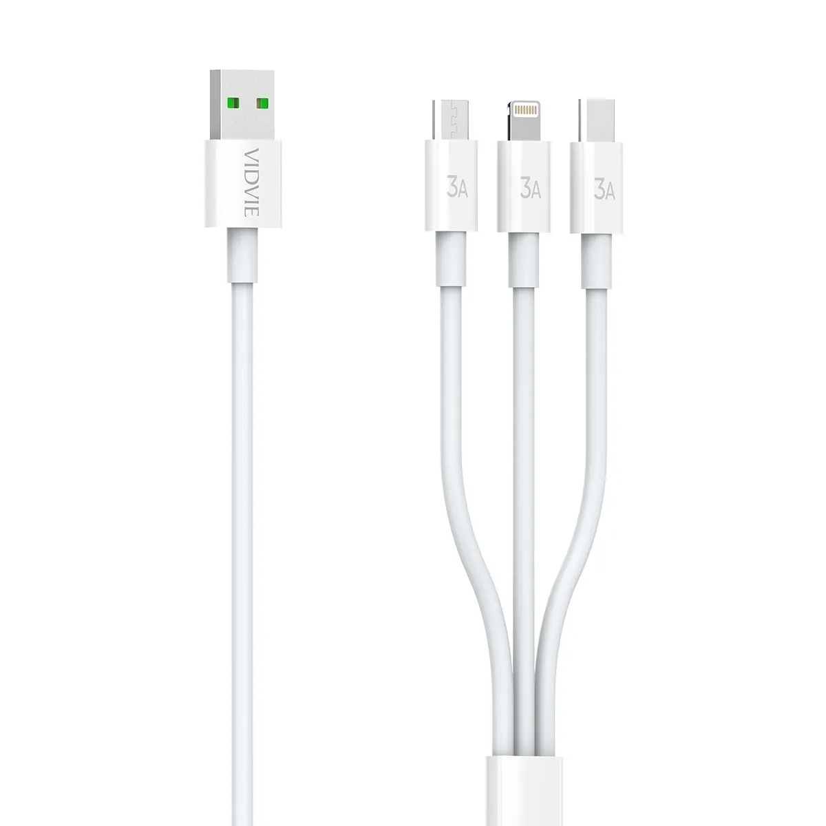 VIDVIE CB4023 3-in-1 Charging Cable 1.5m