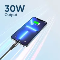VIDVIE CB4038 Type-C to Lightning Braided Cable (30W)