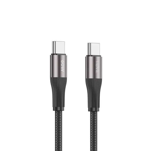 VIDVIE CB4038 Type-C to Type-C Braided Cable (60W)