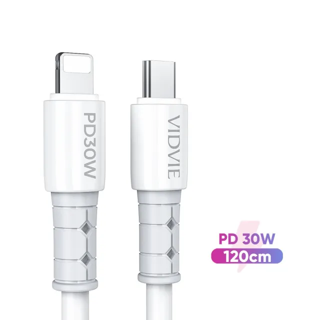 VIDVIE CB4020 Type-C to Lightning Cable 1.2m (PD 30W)