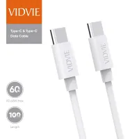 VIDVIE CB472 Type-C to Type-C Cable 1m (60W)