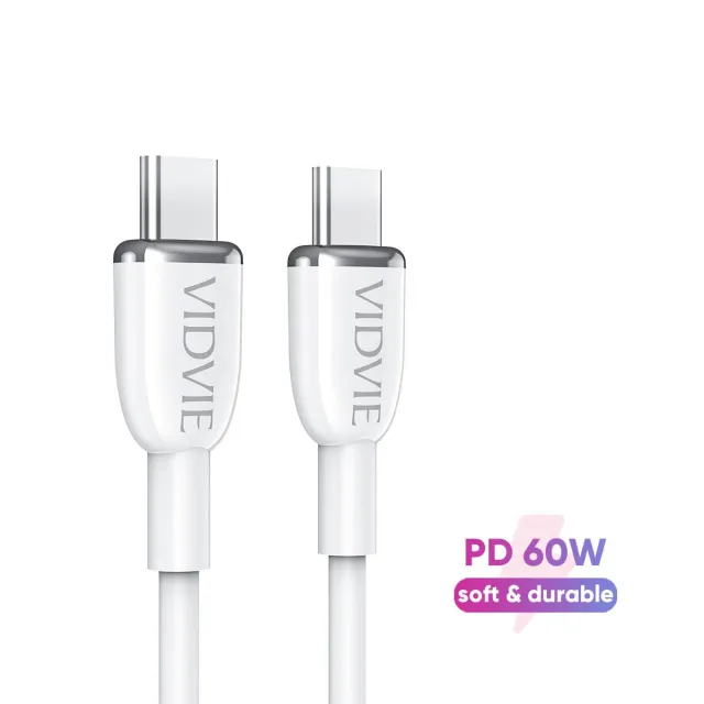 VIDVIE CB4012 Type-C to Type-C Cable 1.2m (PD 60W)