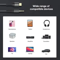 VIDVIE AL1111 Type-C to 3.5mm Audio Cable 1.8m