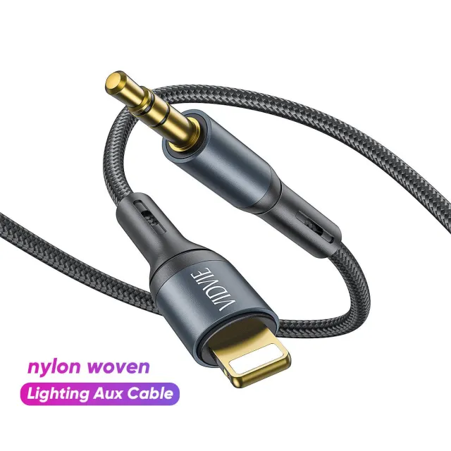 VIDVIE AL1112 Lightning to 3.5mm Audio Cable 1.8m
