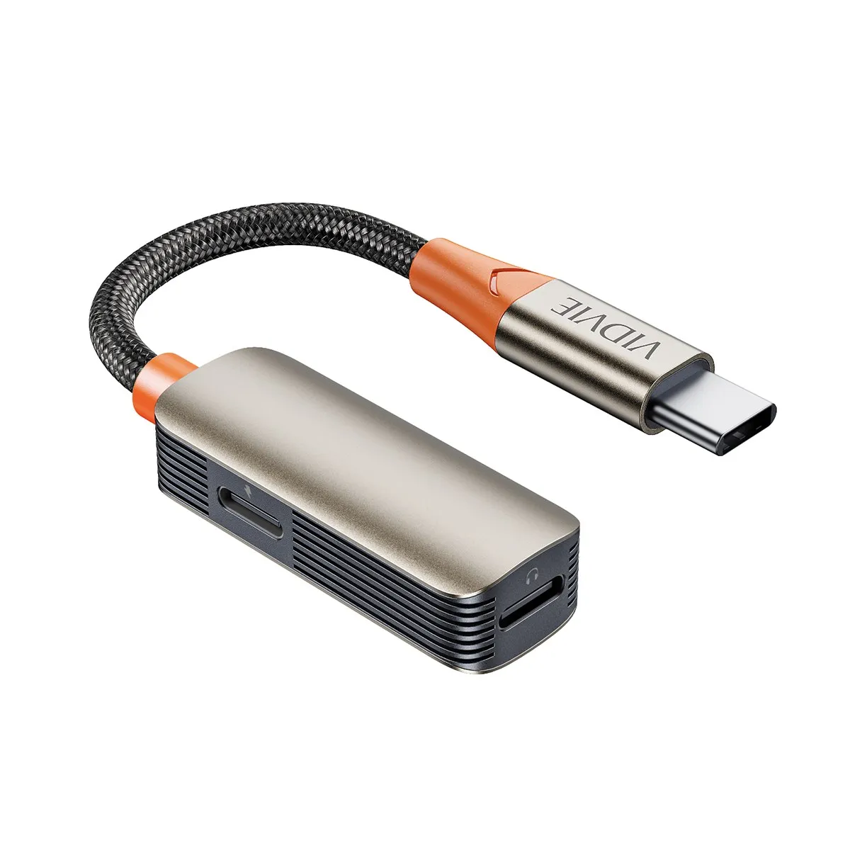 VIDVIE AL1121 2-in-1 Type-C Audio and Charging Adapter (60W)