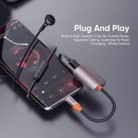 VIDVIE AL1121 2-in-1 Type-C Audio and Charging Adapter (60W)