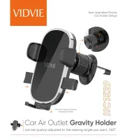 VIDVIE HC1529 Air Vent Gravity Car Phone Holder