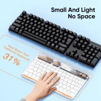 VIDVIE KB05 Transparent Wireless Backlit Keyboard (78 Keys)