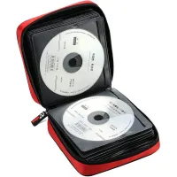 حافظة أقراص CD/DVD بسحّاب – تتسع لـ 52 قرصاً