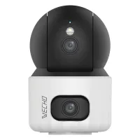 كاميرا مراقبة داخلية Vecho واي فاي بعدستين 3MP+3MP – VEC-SHI33F44-DL