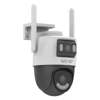 מצלמת אבטחה חיצונית Vecho Wi-Fi עם שתי עדשות 3MP+3MP – VEC-SHP33F34-DL