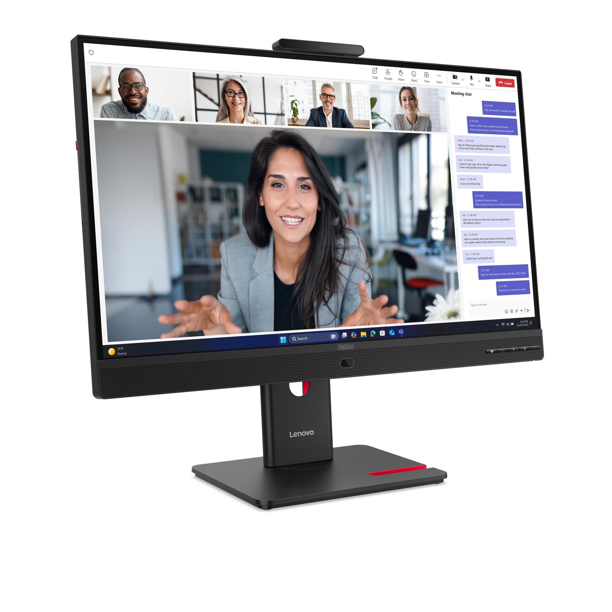 Lenovo ThinkVision T27QD-4v 27" 2K QHD Dock VoIP
