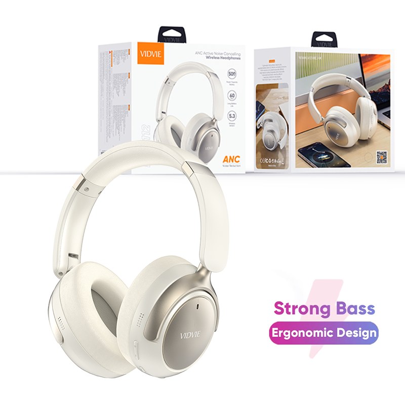 VIDVIE BBH2112 ANC Active Noise Cancelling Wireless Headphones